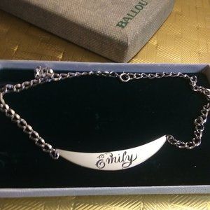 Silver Emily Necklace